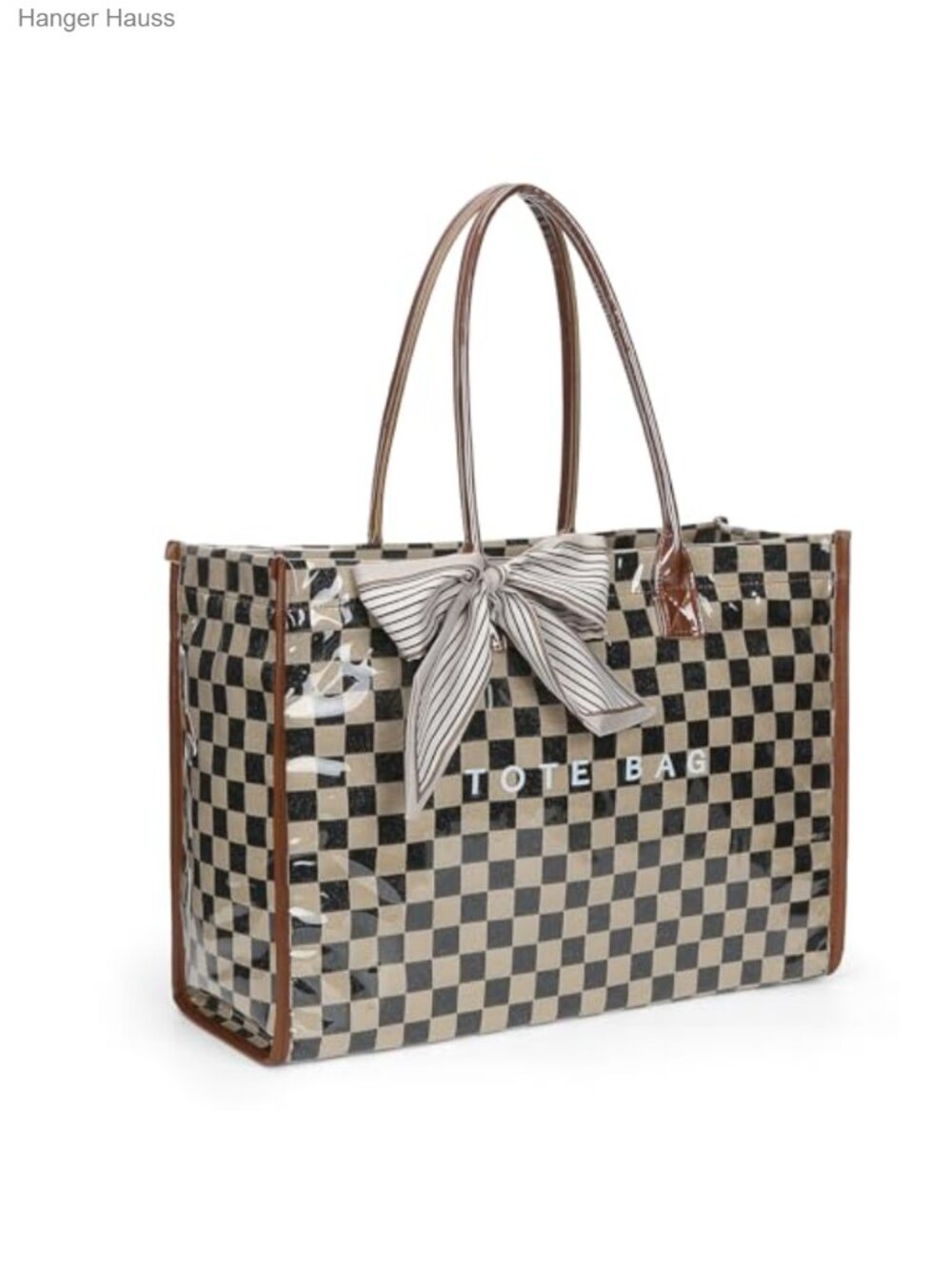 Waterproof PVC Tote Bag 20L Nylon Lined Magnetic Snap